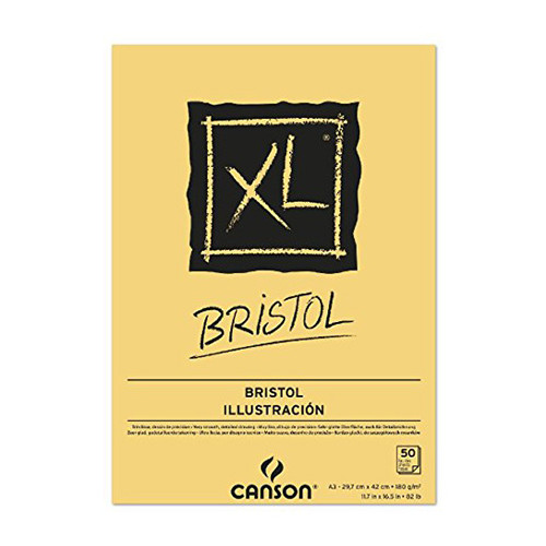 Canson bloc de dessin Bristol, ft 29,7 x 42 cm (A3)