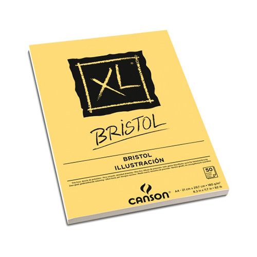 Canson® XL® Bristol Block 50 Sheets 180 gsm A4 Size