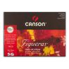 Canson® - Figueras® - Paper for Oil & Acrylic - Canvas Grain - Block of 10 Sheets - C1C - 24 x 33 cm - 290 gsm