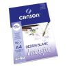 Canson® - Imagine - Papier Mix Media - Bloc de 50 Feuilles - 200 g/m² - Format A4