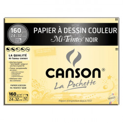 Canson® - Papier Buvard - Grain Léger - Feuille de 50 x 65cm - 250 g/m²