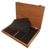 NIDART - Boîte Rangement pour 24 Pastels - En Orme