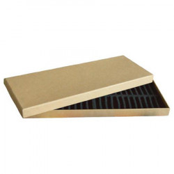 Hobbybox Boîte Rangement Deluxe Plastique pour Perles et Boutons 11  compartiments Anthracite 27,5x20,6x4,2cm 