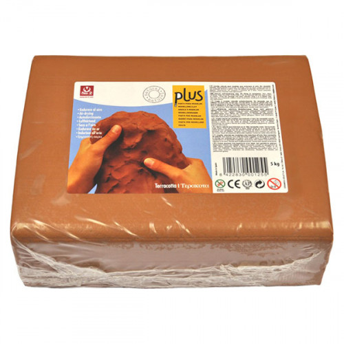 SIO2 Argile PLUS Natural SelfHardening Clay 5kg Terracotta