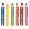 STABILO - Woody 3in1 - Set de 6 + 1 Taille-Crayon XXL