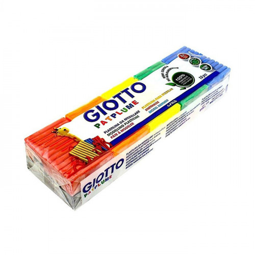 GIOTTO - Patplume - Pâte à Modeler - Assortiment de 10 x 50g