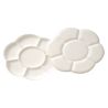NIDART - Set of 2 Plastic Pallets - Flowers - 17cm