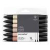Winsor & Newton - ProMARKER - Set de 6 - TONS DE CHAIR - SET 1