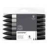 Winsor & Newton - ProMARKER - Set de 6 - TONS NEUTRE