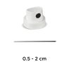 MOLOTOW - Sray CAP - 9001 - Super Skinny Cap (White / Black) - Fine Stroke - By Unit & Bag of 100