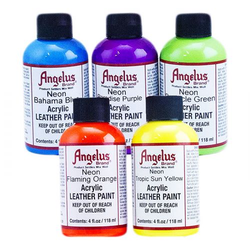 ANGELUS LEATHER PAINT - Neon - Paradise Purple Shoe Paint 