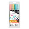 Tombow - ABT - Set de 6 - Couleurs Candy