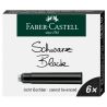 Faber-Castell - Lot de 6 Cartouches d'Encre - Standard - Noir