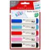 Faber-Castell - Set of 5 Textile Markers - "Pastels" Pack