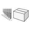 DREMEL - Jeu de 7 Forets / Mèches - Ø0,8/1,2/1,6/2,0/2,4/2,8/3,2mm - Précision (628)