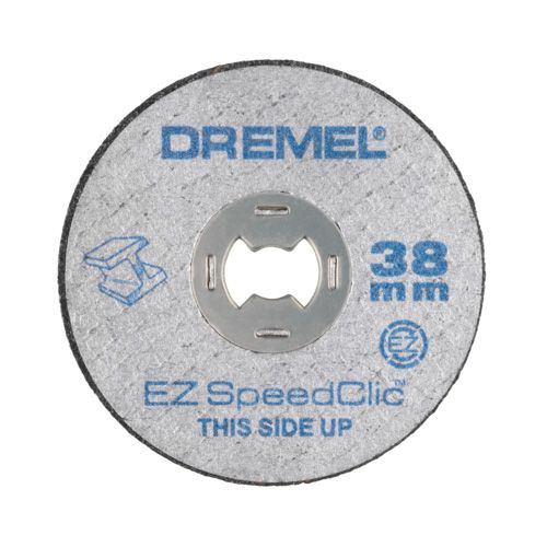 DREMEL - Disques à Tronçonner (5) - EZ Speed Ø38mm - 1,2mm - Armé - Métaux