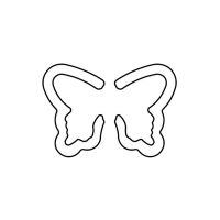 ARTEMIO - Craft Punch Silhouette / Pop Up - Butterfly