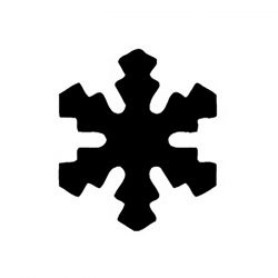 ARTEMIO - Lever Punch - XS - Snowflake '1' - 1.5cm