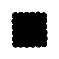 ARTEMIO - Lever Punch - L - Wavy Square - 5cm