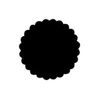 ARTEMIO - Lever Punch - L - Wavy Circle - 5cm