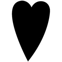 ARTEMIO - Lever Punch - XXL - Folk Heart '1' - 7.6cm