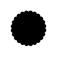 ARTEMIO - Lever Punch - M - Wavy Circle - 3.8cm