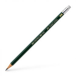 Faber-Castell - Crayon Graphite - Castell 9000 - Bout Gomme