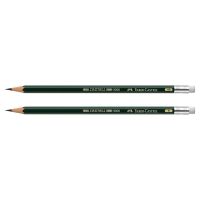 Faber-Castell - Crayon Graphite - Castell 9000 - Bout Gomme - B & HB