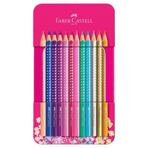 Faber-Castell - Sparkle - Crayons de Couleurs (12)