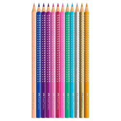 Faber-Castell - Sparkle - Crayons de Couleurs (12)
