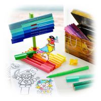 Faber-Castell - Coffre Aux Trésors - Connector felt tip pen treasure box