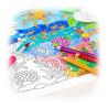 Faber-Castell - Rouleau de Coloriage - Modèle 1 Banner roll Jungle & sea world, self-adhesive