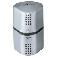 Faber-Castell - Trio - Argent - Taille Crayon - Grip 2001 trio sharpening box, silver