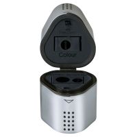 Faber-Castell - Argent - Taille Crayon - Grip - Trio Grip 2001 trio sharpening box, silver, set of 1