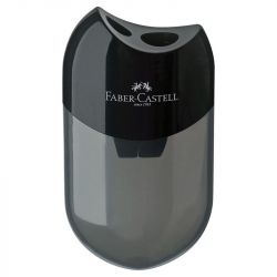 Faber-Castell - 2 Trous - Noir - Taille-Crayon - Réserve
