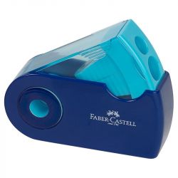 Faber-Castell - 2 Trous - Trend - Taille-Crayon - SLEEVE Sleeve twin sharpening box, 3 trend colours, sorted