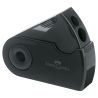 Faber-Castell - 2 Trous - Noir - Taille-Crayon - Sleeve twin sharpening box, black