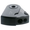 Faber-Castell - 2 Trous - Noir - Taille-Crayon - Sleeve twin sharpening box, black