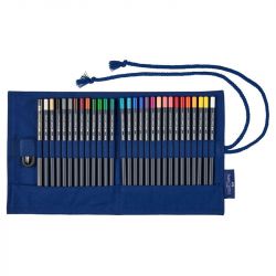 Faber-Castell - Goldfaber Colour Pencil Permanent - Pencil Roll - 30 Pieces