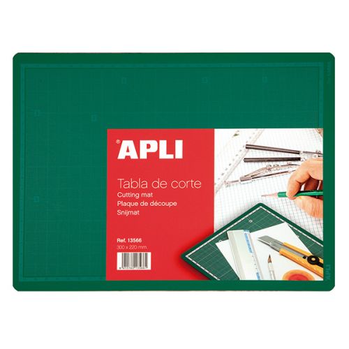 APLI - Tapis de Découpe - 2mm - PVC - A4 - 22x30cm