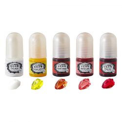 PADICO - Colorant for Resin - Jewel Clear Color Set - Set of 5