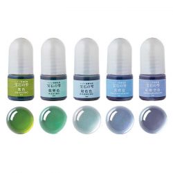 PADICO - Colorant for Resin - Traditional Japan Blue (KIZASHI) - Set of 5