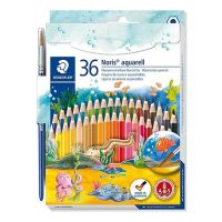 STAEDTLER - Noris Aquarell 144 - Watercolor Pencils - 36 Colors - Cardboard Box