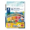 STAEDTLER - Noris Aquarell 144 - Watercolor Pencils - 36 Colors - Cardboard Box