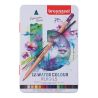 BRUYNZEEL - Expression Watercolor - Watercolor Pencils - 12 Colors - Metal Tin