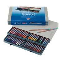 BRUYNZEEL - Coffret Aquarelle - Crayons Aquarellables - 48 Couleurs