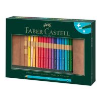 FABER-CASTELL - Albrecht Dürer - Watercolor Pencils - 30 Colors + Roll-Up Case + Water Brush