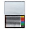 STAEDTLER - Karat Aquarell 125 - Watercolor Pencils - 12 Colors - Metal Tin