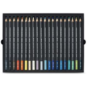 CARAN D'ACHE - Museum Aquarelle - Watercolor Pencils - 20 Colors - Marine