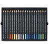 CARAN D'ACHE - Museum Aquarelle - Crayons Aquarellables - 20 Couleurs - Marine